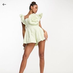 Asos Luxe Poplin Romper